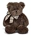 Bearington Bosco Chocolate Brown Plush Stuffed Animal Teddy Bear, 16 inches