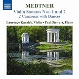 VIOLIN SONATAS 1 AND 2 / 2 CANZONAS WITH DANCE     image