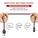 YOUNGFORCES Charger 3FT Nylon Braided Cord USB Charging Cable for iPhone 7/7 Plus/6/6s/6 Plus/6s Plus/5/5c/5s/SE,iPad iPod Nano iPod Touch(Red and Black)