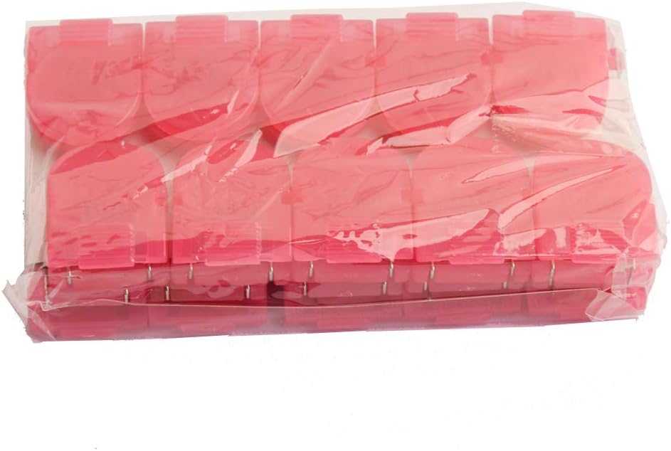 Mike Panel Cubicle Clip for Fabric Panels Standard Size, 40-Sheet Capacity, Pack of 20, Translucent Red, White, 35x25mm - Image 4