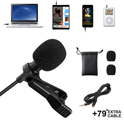 Eocean professional grade lavalier lapel microphone ­ …