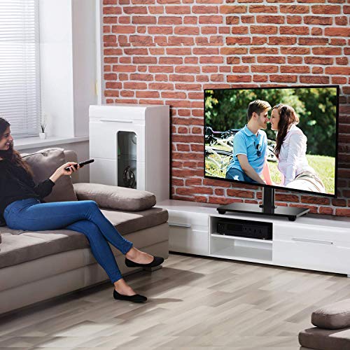 PERLESMITH Swivel Universal TV Stand/Base Table Top TV Stand for 32