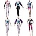 Buytra 6 Pack Doll Accessories Handmade Fashion Shorts Pants Vest Outfit Clothes for Barbie Doll Girls' Birthday Gift