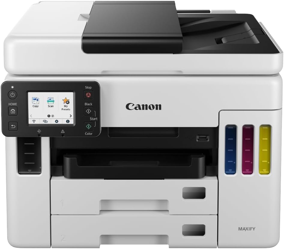Canon MAXIFY GX7050 All-in-One Wireless Inkjet Printer Copier Scanner Fax