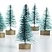 Factory Direct Craft 48 Green Bottle Brush Holiday Trees for Crafting and Displaying