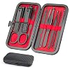 Manicure Set, Okom 10 in 1 Manicure Kit ,Manicure Set Professional ,Nail Clipper Set ,Pedicure Set Stainless Steel Nail Kit, Nail Care Kit for Women and Men,  Grooming Kit- Gift  for Lover, Parents