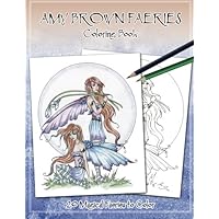 Amy Brown Faeries Coloring Book: Brown, Amy: 9781523651603: Amazon.com ...