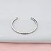 PLITI Stainless Steel Cuff Bangle Bracelet Gift Owner Jewelry Best Friend Birthday Gift for Her Friendship Gifts Cool Girl Jewelry