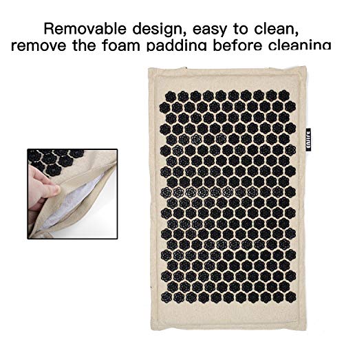 Acupressure Mat Natural Organic Linen Cotton Full Body Sleep Nails Mats