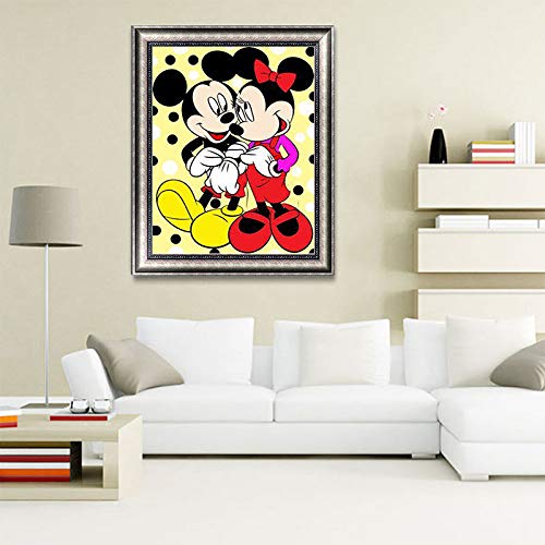 DIY 5D Diamond Painting Paint by Numbers Kits for Adult and Kids,Mickey