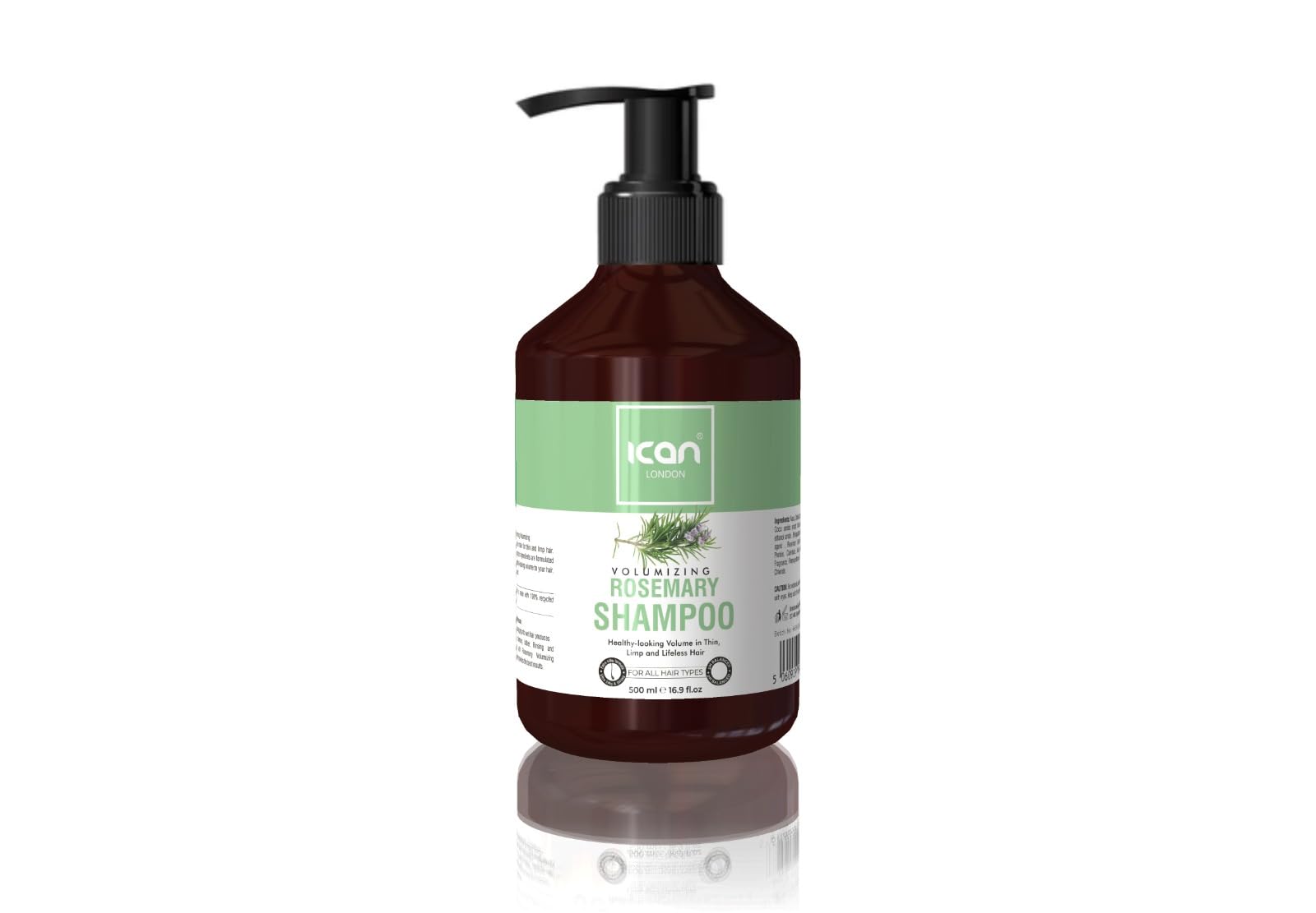 ican London Rosemary Volumizing Damaged Hair Shampoo 500ml