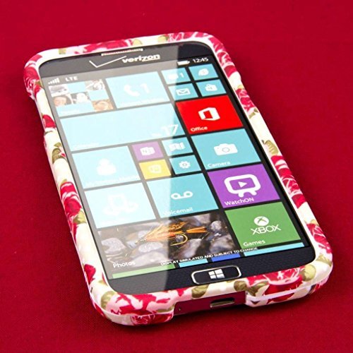Empire MPERO SNAPZ Series Rubberized Case for Samsung ATIV SE - Retail Packaging - Vintage Red Roses