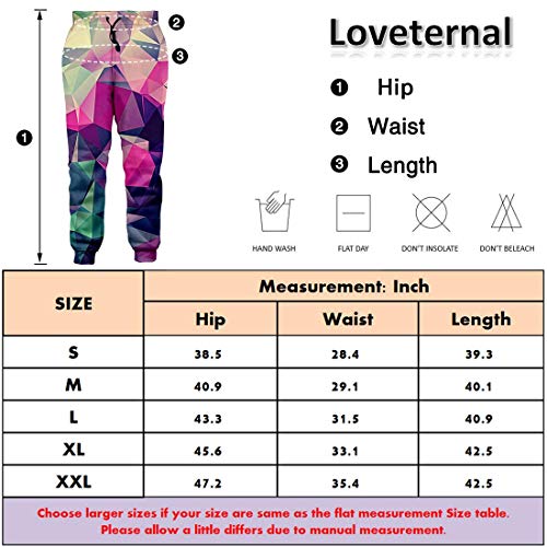 Loveternal Mens Womens 3D Jogger Pants Lounge Parachute Fire Joggers Funny Regular Fit Sport Pants for Teen Tapered Leg Flame Pants Tall Sweatpants M