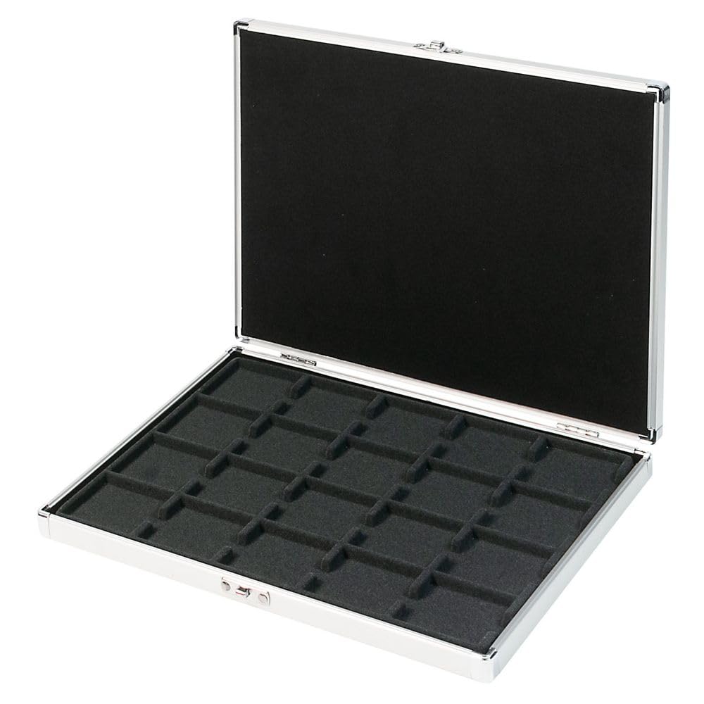 Lindner Coin Cassette ALU for 20 Coin Holders 50x50 mm / Coin Capsules CARRÉE / OCTO Coin Capsules