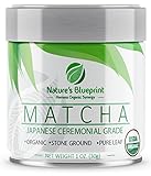 Matcha Green Tea Powder-Organic Japanese Ceremonial Grade Straight from Uji Kyoto, Premium Quality-1 oz Tin contains Powerful Antioxidant Energy for Non-GMO Health & WeightLoss.