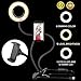 Ring Light Selfie Ring Light for iPhone All Smart Phone, 360 Rotating 3-Light Mode Brightness Flexible Arms Gooseneck Mount iPhone Tripod with LED for iPhone 7 plus