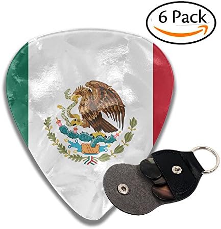 National Flag Mens Womens Classic Guitar Picks 6 Pack Includes Thin