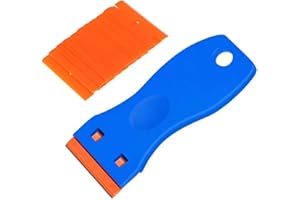 Scrapers Plastics Scraper with 10 Pcs Replacement Sticky Removal Tool for Sticker Decal Scraper Tool