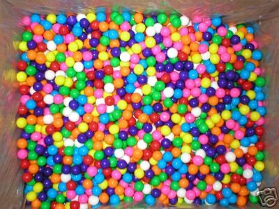 800 Assorted Mini Gumballs Small Vending Gum Balls
