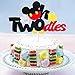 MALLMALL6 Mouse Inspired Birthday Cake Topper Twodles Mouse Birthday Party Supplies Cute Cake Decorations Two Years Old Mouse Themed Birthday Party Favors for Toddlers Boys Girls