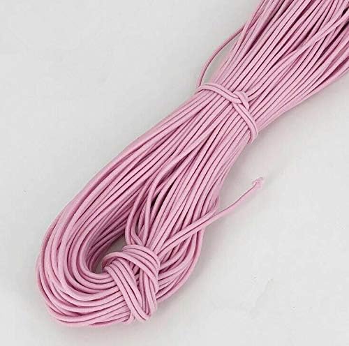 MOPOLIS 5M high elastic round elastic band elastic rubber band sewing accessories 2mm | Color - Light pink