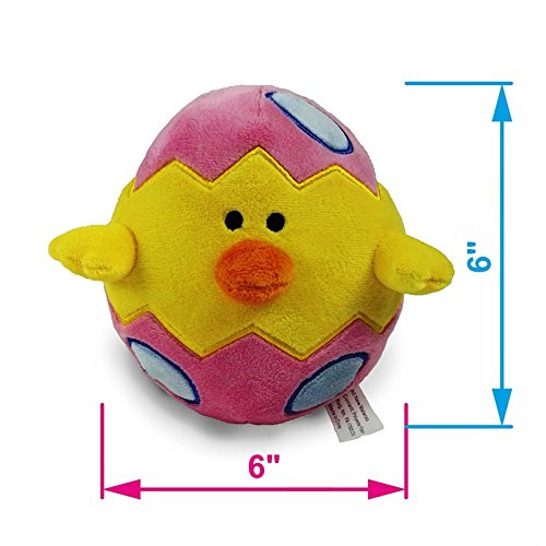 Plush Easter Basket For Baby - Toddler & Kids Of All Ages. Set Includes Plush Easter Bunny, Plush Easter Egg, Plush Easter Chick, Easter Basket - Thumbnail 4