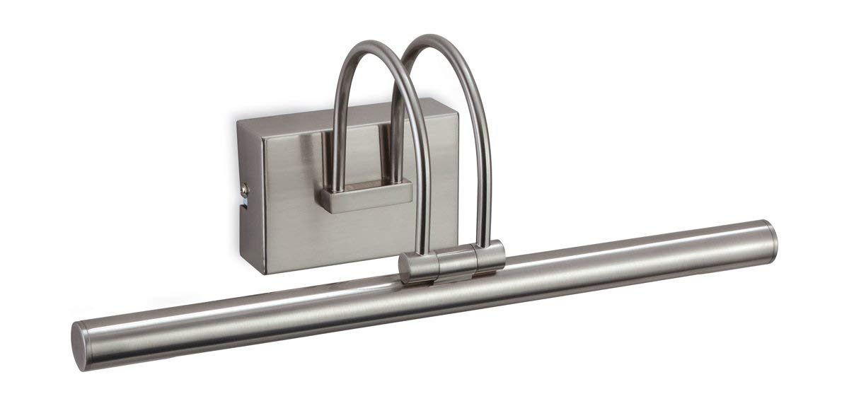 Firstlight 51 x White LED's/ 3.06 Watt Anja LED Picture Light, Brushed Steel