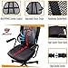 MAXXPRIME Lumbar Support,Car Back Support with Double Breathable Mesh and Adjustable Straps,Back Support for Car,Home and Office Chair (Black 2 Pack)