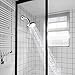 Tibbers High Pressure Shower Head,5 Settings Showerhead with Adjustable Metal Swivel Ball Joint,Excellent Shower Experience Even at Low Pressure and Water Flow (Brushed Nickel)