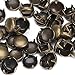 50pcs Round Studs Spots Nailheads 9mm Antique Brass