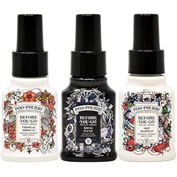 Poo-Pourri Ship Happens, Tropical Hibiscus, Royal Flush, 1.4 Ounce Set