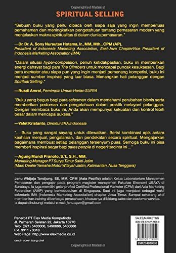 Spiritual Selling Indonesian Edition Tandjung Jenu Widjaja Amazon Sg Books