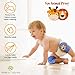 ATHENA FUTURES Baby Knee Pads For Crawling, Knee Pads for Baby Girls & Boys, Adjustable Padded Accessories for Infant to Toddler, Cute Anti-Slip Knee Protector for Kids, Soft, 2 Sets Per Box