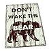 Don't Wake The Bear Metal Sign, Rustic, Cabin, HomeDecor