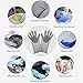 Silicone Cleaning Gloves Set of Magic, Reusable Dishwashing Scrubber – Heat-Resistant, Dishwasher-Safe Bristles for Car Washing, Pet Care, Kitchen and Bathroom Cleaning + Free Hanging Hook (Mint)