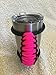 Handmade Paracord Yeti Rambler 20 Oz Tumbler Handle, black/pink