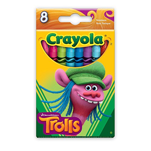 Crayola 8 ct. Crayons, Trolls, Cooper