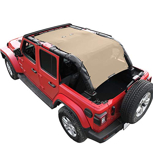 Shadeidea SunShade for Jeep Wrangler JL Unlimited 4 Door JLU Sun shade