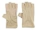 JURUAA Mens Sunblock Fingerless Gloves Summer UV Protection Driving Cotton Gloves