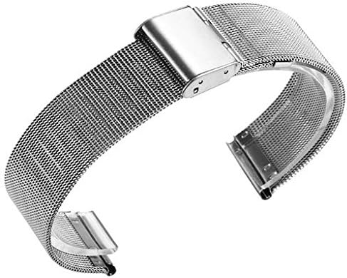 Junshion Watchband 20mm Quick Release Milanese Solid Stainless Steel Replacement Strap Wrist Band For Xiaomi Huami Amazfit Bip Youth Watch