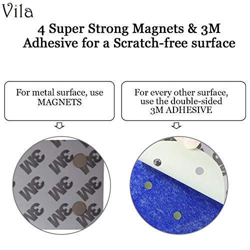 CLEAN/DIRTY Dishwasher Magnet - Easy to Read Acrylic Indicator - Smooth Glide - 3M Adhesive for extra strength - Low Profile Design - Sticks to any Surface - Scratch proof - For Home & Office use