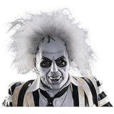Rubie's Costume Men's Beetlejuice Overhead Latex Mask with Hair, Multi, One Size
