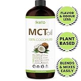 Premium MCT Oil Keto Non GMO Coconuts & Paleo Diet Friendly - Coffee Shakes & Salads. BPA Free 32oz