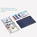 kinzd Slim Wallet RFID Front Pocket Wallet Minimalist Secure Thin Credit Card Holder (One Size, A Napa Blue) …