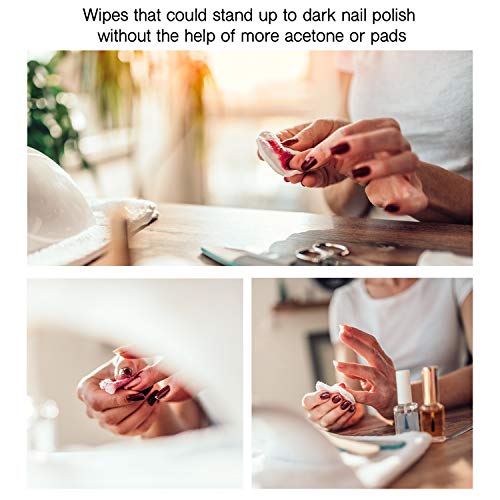 40 Nail Polish Remover Wipes - 2 pack (20 Count Each) of Nail Polish Remover Wipes Individually Wrapped by Body Prescriptions (Purple Packaging) - Thumbnail 5