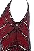Flapper Girl Women's Vintage 1920s Sequin Beaded Tassels Hem Flapper Dress (S, Burgundy)