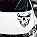 Naladoo Vinyl Skull Skeleton Body Decal Reflective Car Stickers Vehicle Styling Removable Waterproof Sticker PVC (White)