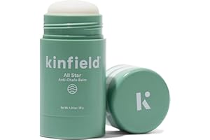 Kinfield All Star Anti-Chafe Balm - Anti Chafing Stick Against Blisters, Friction, Hot Spots and Irritation - Vegan Active Skin Repair - 1.24 oz / 35 g