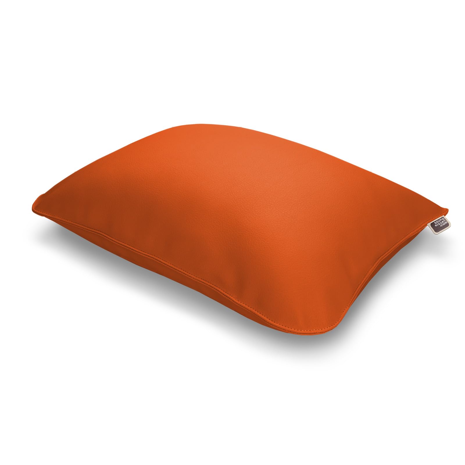 Original sauna cushion premium made of high-quality artificial leather handmade in Germany best hygiene properties - orange