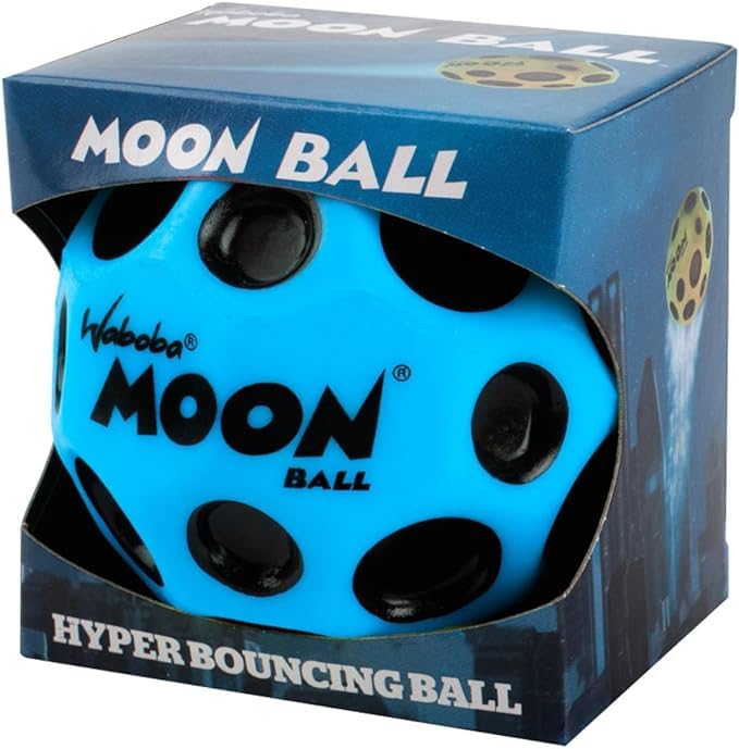 Waboba Moon Ball Super High Bouncing Ball Neon Coloured Indoor and